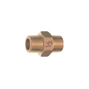 画像: 三栄水栓 砲金六角ニップル【T700-30】