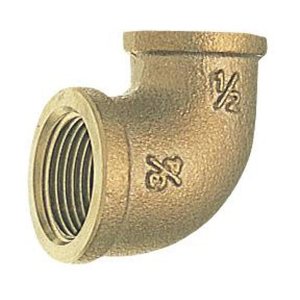画像: 配管用品 三栄水栓　T730-1-20X13　砲金異径エルボ 砲金ツギテ・ソケット・エルボ