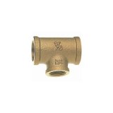 画像: 配管用品 三栄水栓　T770-1-B-25X25X13　砲金異径チーズ 砲金ツギテ・ソケット・エルボ