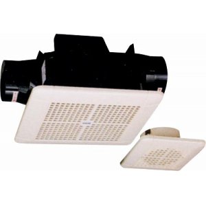 画像: 高須産業 TK-225RN 換気扇 天井用換気扇 パイプ径φ100 開口寸法225〜240mm角 50Hz・60Hz共用 シロッコファン 排気 2部屋同時換気タイプ♭