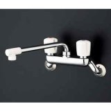 画像: 水栓金具 TOTO　TKJ20AAU　キッチン 2ハンドル混合栓 壁付きタイプ 一般地・寒冷地共用 [■]