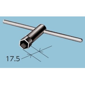 画像: 工具 TOTO　TZ22　締付工具 対辺17.5mm [■]