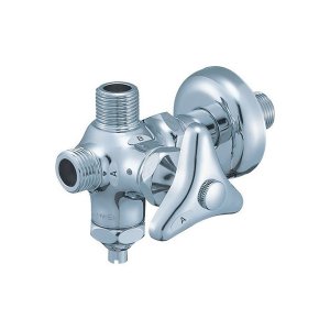 画像: 水栓金具 三栄水栓　V2220RAD-X2-13　止水栓 バルブ アングル形止水栓 D式分岐止水栓本体