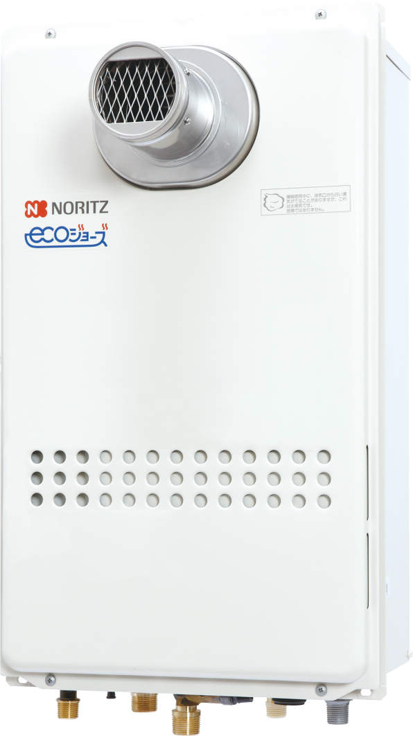 画像1: ガス給湯器 ノーリツ　GQ-C1634AWX-T-DX-BL　 リモコン別売 高温水供給方式 ユコアGQ-C AW クイックオート 16号[♪] (1)