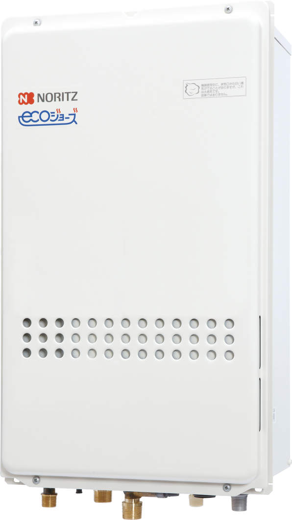 画像1: ガス給湯器 ノーリツ　GQ-C1634AWX-TB-DX BL　 リモコン別売 高温水供給方式 ユコアGQ-AW クイックオート 16号 [♪] (1)