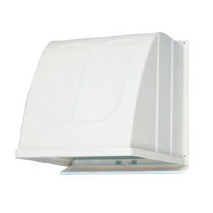 画像1: 日本キヤリア/旧東芝 換気扇 別売部材 ウェザーカバー 【C-202】 樹脂製 （20cm用） 一般換気扇用 (1)
