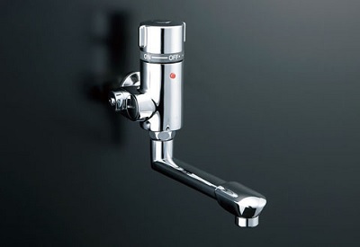 画像1: 水栓金具 INAX/LIXIL　BF-B110　バス水栓 壁付タイプ 自在水栓 定量止水付 一般地 逆止弁付 [★] (1)