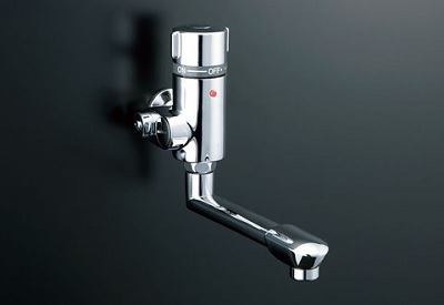 画像1: 水栓金具 INAX/LIXIL　BF-B110　バス水栓 壁付タイプ 自在水栓 定量止水付 一般地 逆止弁付 [★] (1)