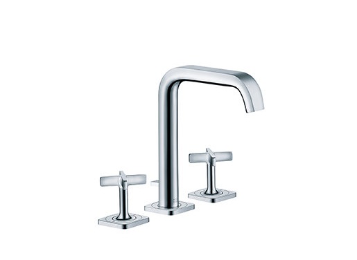 画像1: 洗面ボウル（洗面器）・手洗器用水栓 セラトレーディング　HG36108  アクサーチッテリオE湯水混合栓 クロム [♪] (1)