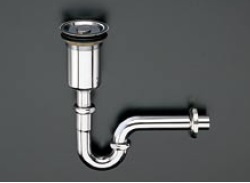 画像1: 水栓金具 TOTO　TK305EPN　壁排水金具（32mm、ヘアーPトラップ） 理容院・美容院用器具 [■] (1)