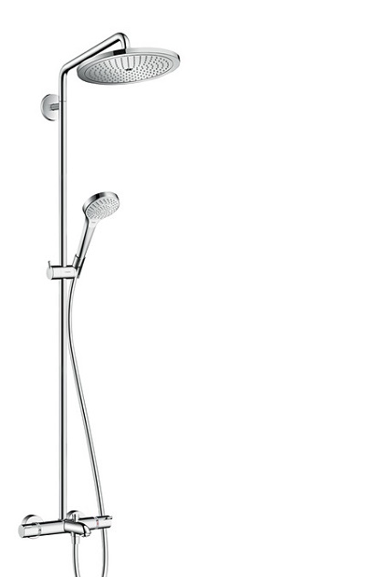 hansgrohe Crometta クロメッタS シャワーパイプ240 1ジェット 27267000 ハンスグローエ - 5