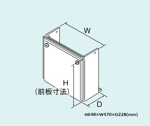 画像1: ガス給湯器 部材リンナイ　UX-F101(K)UW-650　配管カバー  [■] (1)