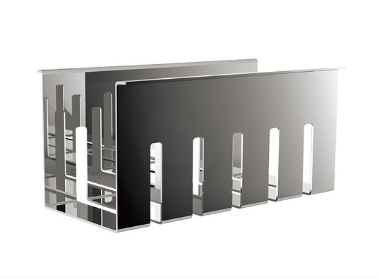 画像1: セラトレーディング　EC18451　Liaison ラージトレイ  クロム [♪] (1)