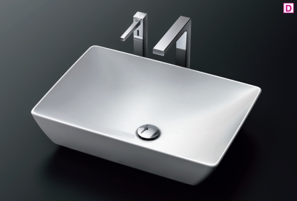 画像1: 洗面器 TOTO　LS707　カウンター式洗面器 ベッセル式 ホワイト(＃NW1) ※洗面器のみ [♪■] (1)