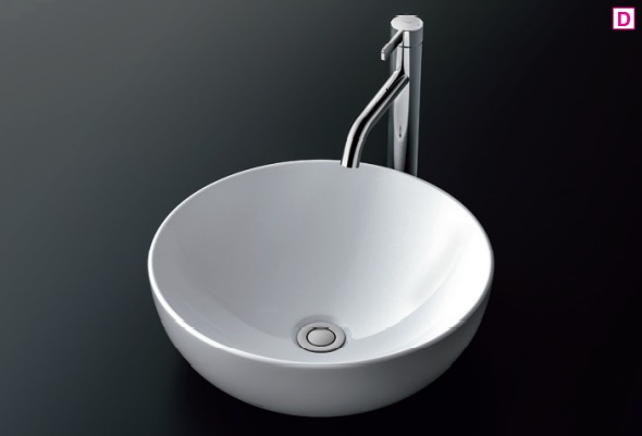 画像1: 洗面器 TOTO　LS705　カウンター式洗面器 ベッセル式 ホワイト(＃NW1) ※洗面器のみ [♪■] (1)