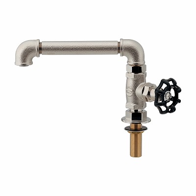 画像1: 水栓金具 カクダイ　700-747-N　厨房用立形自在水栓 (1)