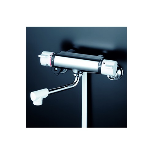 画像1: KVK　KF800JS　サーモスタット式シャワー 浄水シャワーヘッド付 150mmパイプ付 (1)