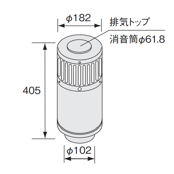 ノーリツ DL給排気トップチャンバ 721型 0701499 NORITZ - 2