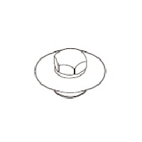画像1: サンウェーブ/LIXIL　LF-7T-JG　水栓金具 水栓穴化粧フタ 予備給水栓プラグ(壁面穴用) [△] (1)