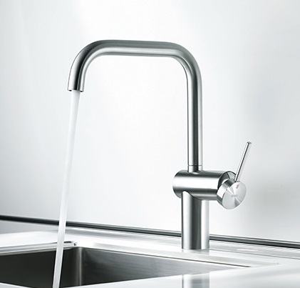 画像1: セラトレーディング　KW0231013700U　リベロ キッチン用湯水混合栓 ステンレス (KW0231013T-700の後継品) [♪] (1)