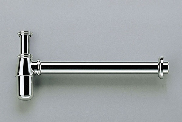 画像1: セラトレーディング　HG52053L　ボトルトラップ (ヨーロッパ製洗面器・手洗器用) クロム (HG52053-Lの後継品) [♪] (1)