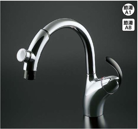 TOTO キッチン用水栓金具 TKN34PBTZA シングル混合水栓 台付き(1穴
