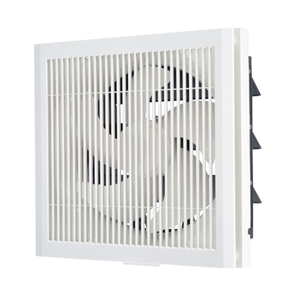 画像1: 三菱　EX-25EK9-C　換気扇 25cm 居間用 クリーンコンパック エクストラグレード 格子タイプ 電気式シャッター 引きひもなし ホワイト (EX-25EK8-Cの後継品) [$] (1)