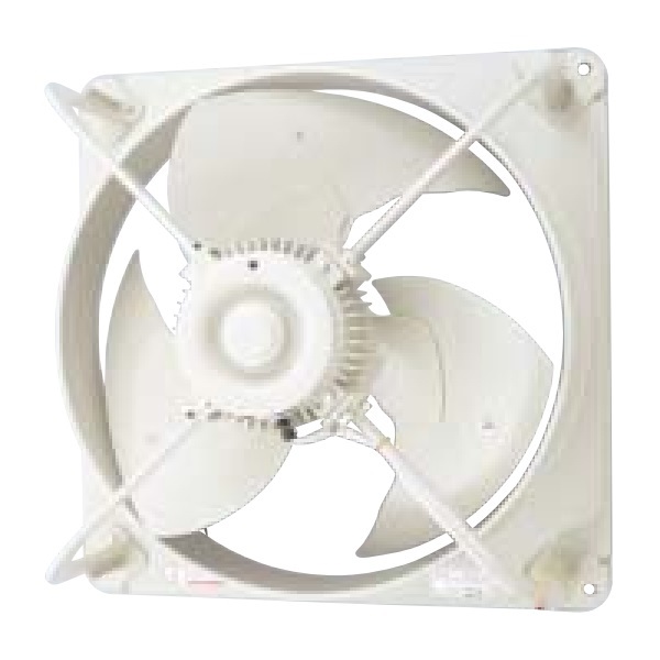 画像1: 三菱　EWF-40ETA2-HQ　熱気発生工場 用 羽根径40cm 産業用有圧換気扇 低騒音形 耐熱タイプ 給気専用 ダブリュキューブファン (EWF-40ETA-HQの後継品) [■] (1)