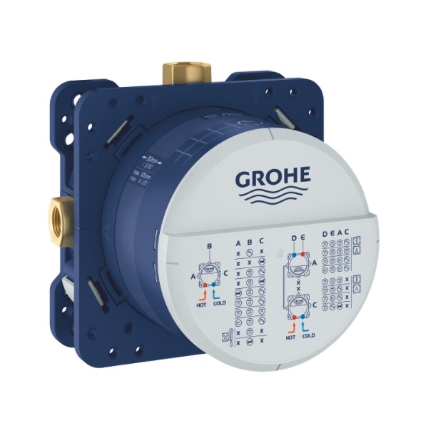 GROHE GROHTHERM グローサーモ サーモスタットシャワー2方切替埋込混合栓 ラウンドタイプ 2407600J(化粧部) グローエ - 4