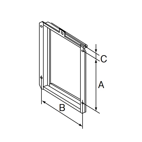 画像1: リンナイ 【UOP-5030-2-TM 24-5255】 扉内設置用取付BOX 509×308×42 350 ガス給湯器部材 [■] (1)