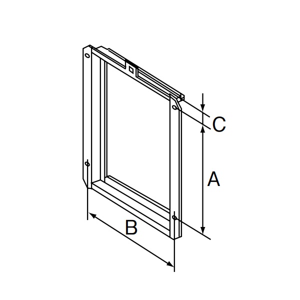 画像1: リンナイ 【UOP-5030-4 24-8566】 扉内設置用取付BOX 509×286×42 2連用 ガス給湯器部材 (1)