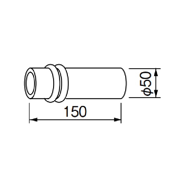 画像1: リンナイ 【WOP-RGP 20-3547】 連結ゴム管 循環パイプ(RFSシリーズ用) ガス給湯器部材 [■] (1)