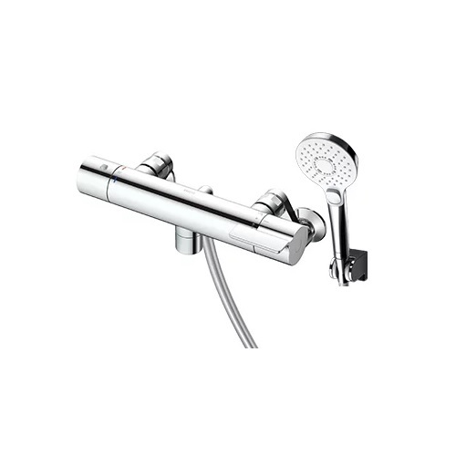 画像1: TOTO　TBV03451Z　水栓金具 GGシリーズ 壁付サーモスタット混合水栓 (コンフォートウエーブクリック めっき) スパウト0mm 寒冷地用 [■] (1)