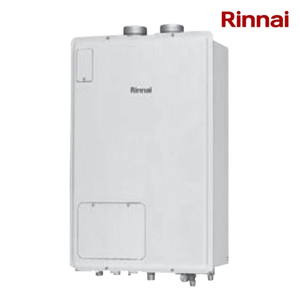 リンナイ RUH-V1613W(C) ガス給湯暖房用熱源機 屋外壁掛 PS設置 16号 1温度 音声ナビ Rinnai - 1