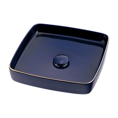 画像1: 洗面所　カクダイ　493-235 角型手洗器 [♪] (1)