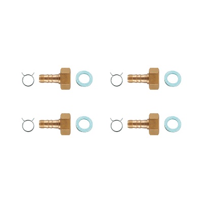 画像1: 浴室 部品　カクダイ　416-417 ペア耐熱管部品セット(ねじノコ) 10A (1)