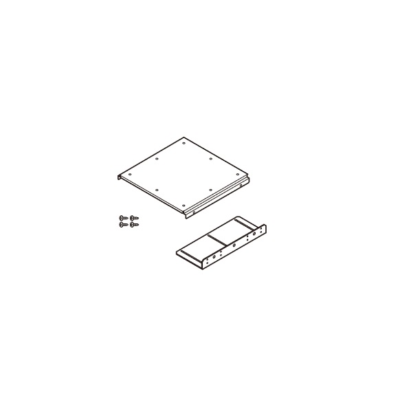 画像1: パナソニック AD-HEBD3312A エコキュート部材 薄型用上部固定金具セット (AD-HEZBD3312の後継品) (1)
