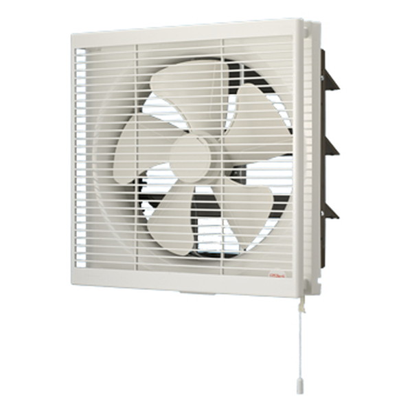 画像1: パナソニック FY-30VE6/43 換気扇 居室 店舗 事務所用 羽根径 30cm インテリア形 給・排・切替式 給 排気 引きひも連動式シャッター ルーバー組合品番 ホワイト (1)