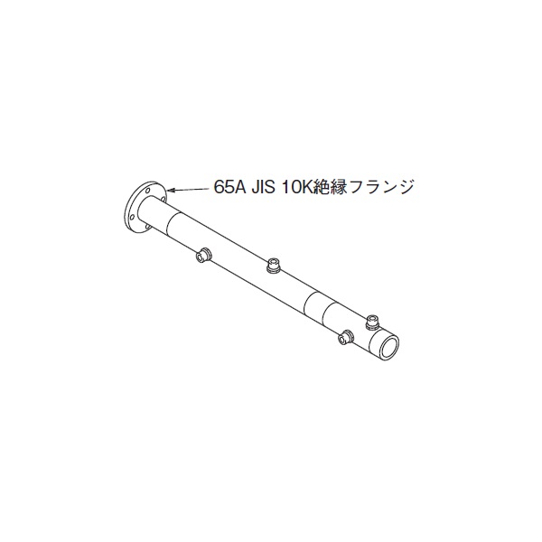 画像1: リンナイ 【UOP-E50MHS-4W65 23-2257】 水湯配管セット4W65 全長1122mm 業務用ガス給湯器 部材 (1)
