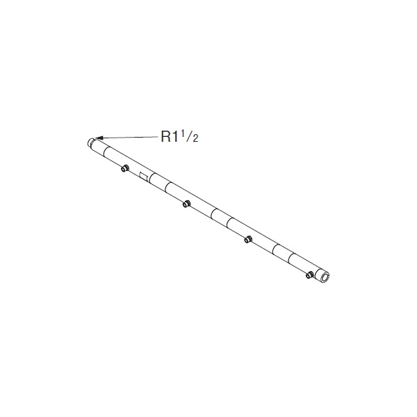 画像1: リンナイ 【UOP-E32MHS-S4-40(A) 23-4722】 水湯配管セットS4 全長1826mm 業務用ガス給湯器 部材 [♪] (1)