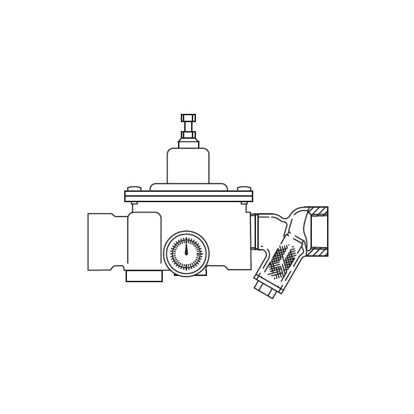 画像1: リンナイ 【UOP-PRV-50A3KM 23-4746】 減圧弁50A 業務用ガス給湯器 部材 (1)