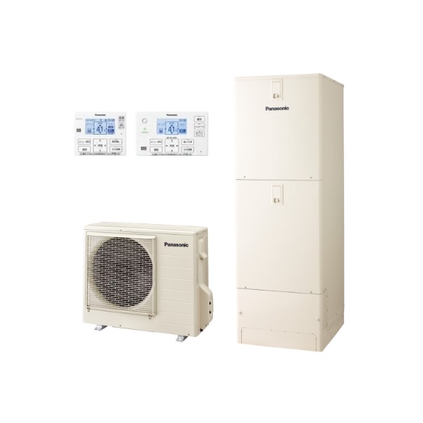 画像1: パナソニック [HE-LS37LQMS+コミュニケーションリモコン] エコキュート LSシリーズ フルオート 屋内設置 370L ♪ (1)