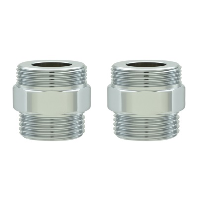 画像1: カクダイ 100-126 水栓金具 クランク用アダプター 2個入 (1)