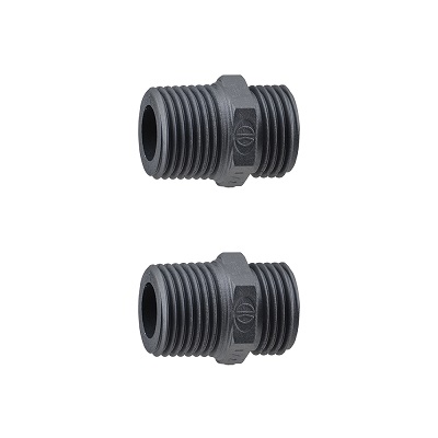画像1: カクダイ 613-361-13 水栓金具 絶縁フレキニップル 2個入 (1)