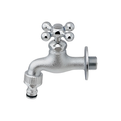画像1: カクダイ 701-131A-CH 水栓金具 横水栓 (1)