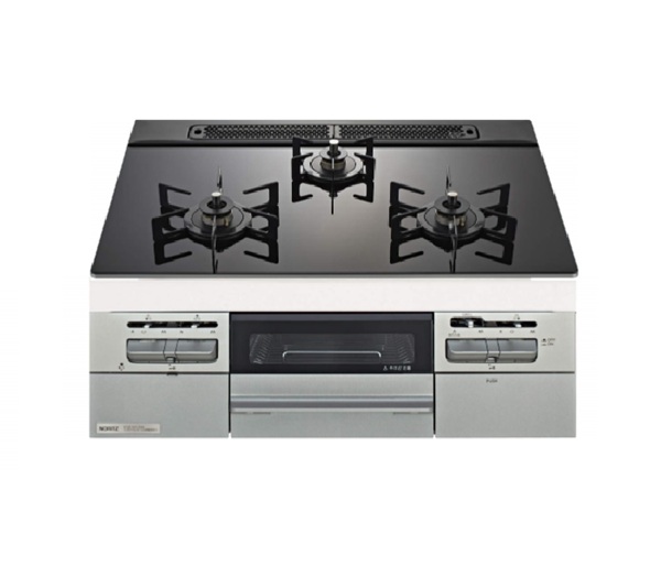 画像1: ノーリツ/ハーマン ビルトインコンロ 600ｍｍタイプ Fami ガラストップ オートグリルタイプ 無水両面焼き [N3WV6G 都市ガス] (1)