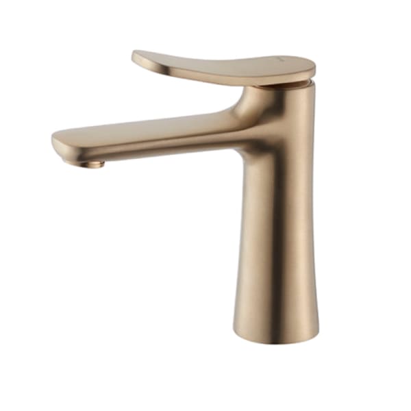 画像1: セラトレーディング FM38011-HS フロー 湯水混合栓(引棒なし) ブラッシュドシャンパンゴールド ♪ (1)