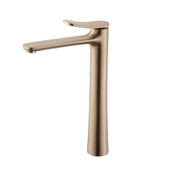 画像1: セラトレーディング FM3801H1-HS フロー 湯水混合栓(引棒なし) ブラッシュドシャンパンゴールド ♪ (1)