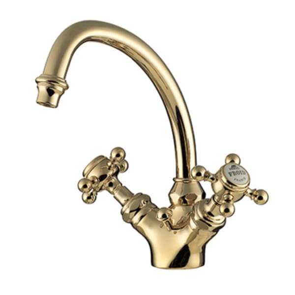 画像1: セラトレーディング HR2208X-PB エロイーズ 湯水混合栓 ブラス ♪ (1)