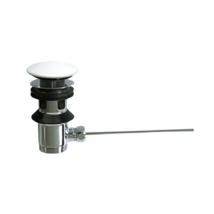 画像1: セラトレーディング VB681000 ポップアップ排水ヘッド部 ホワイト ♪ (1)